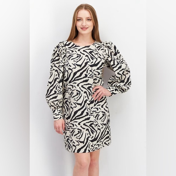 Vila Zebra Print Dress | US Size 6 - Picture 1 of 11